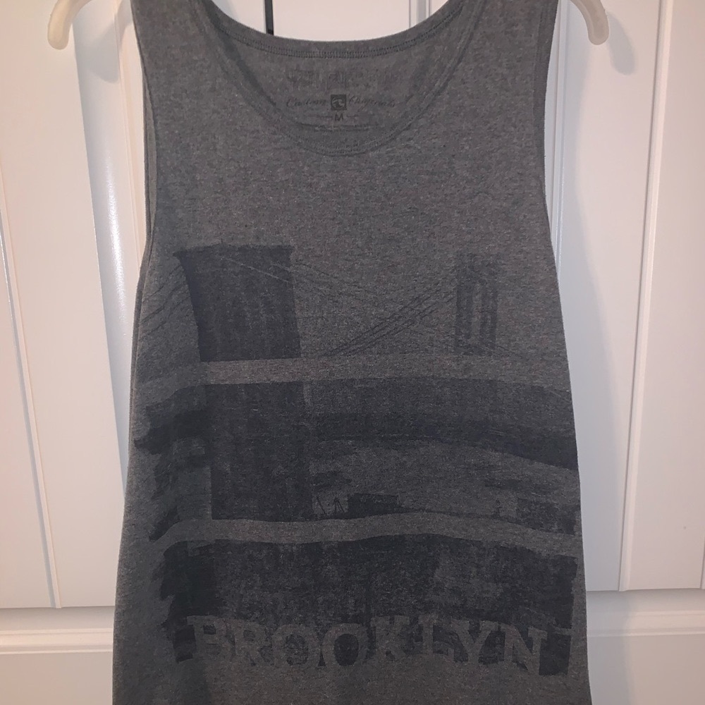 Grey/Navy Brooklyn tank (Sz medium)